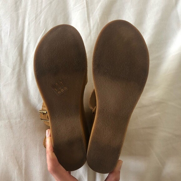 Suede platform sandals - Picture 4 of 5